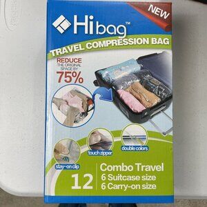Hibag 12 Combo Travel Compression Bag 6 Suitcase Size 6 Carry-On Size